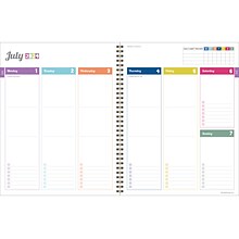 2024-2025 TF Publishing Cali Girl Groovy 8.5 x 11 Academic Weekly & Monthly Planner, Paperboard Co