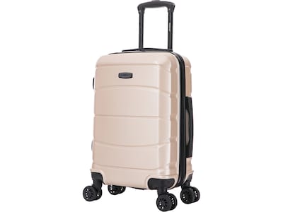 DUKAP Sense 21.45" Hardside Suitcase, 4-Wheeled Spinner, Champagne (DKSEN00S-CHA)