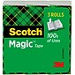 Scotch Magic Invisible Tape Refill, 3/4" x 27.77 yds., 3 Rolls/Pack (810K3)