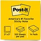 Post-it Notes, 3" x 3", Poptimistic Collection, 100 Sheet/Pad, 14 Pads/Pack (65414YWM)