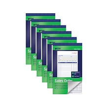 Better Office 2-Part Carbonless Sales Order Book, 4.13 x 7.19, 50 Sets/Book, 6 Books/Pack (66006-6