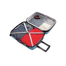 Samsonite Omni PC Polycarbonate 4-Wheel Spinner Luggage, Caribbean Blue (68309-2479)