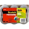 Scotch Sure Start Packing Tape, 1.88 x 25 yds., Clear, 6/Pack (DP1000RF6)