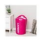 Honey-Can-Do Collapsible Laundry Hamper with Handles, Pink (HMP-09647)