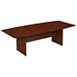 Bush Business Furniture 96" Boat Shaped Conference Table, Hansen Cherry (99TB9642HCK)