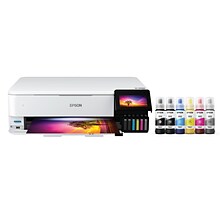 Epson EcoTank Photo ET-8550 Wireless Wide Format Color All-In-One Inkjet Printer (C11CJ21201)