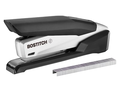 Bostitch InPower+28 Desktop Stapler, 28-Sheet Capacity, Silver/Black (ACF1110)