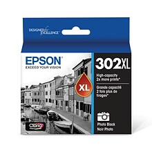 Epson T302XL Photo Black High Yield Ink Cartridge