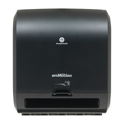 enMotion® Flex Mini Automated Touchless Roll Paper Towel Dispenser by GP PRO, Black, 11.750”Wx7.830”