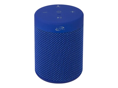 iLive Wireless Bluetooth Speaker, Water Resistant, Blue (ISBW108BU)