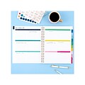 2024-2025 AT-A-GLANCE Simplified by Emily Ley Happy Stripe 8.5 x 11 Academic Weekly & Monthly Plan
