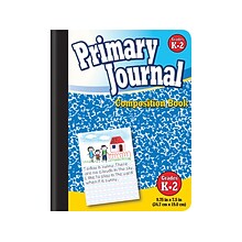 Better Office Primary Journal 1-Subject Composition Notebooks, 7.5 x 9.75, Primary, 100 Sheets, Bl