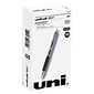 uniball 207 Retractable Gel Pens, Medium Point, 0.7mm, Purple Ink, Dozen (70221)