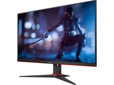 AOC 24" 165 Hz LED Gaming Monitor, Black/Red (24G2SE)