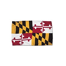 Flagzone Maryland Flag with Heading and Grommets, 3 x 5, Each