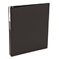 Avery Economy 1" 3-Ring Non-View Binders with Label Holder, Round Ring, Black (04301)