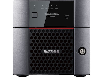 Buffalo TeraStation 3020 2-Bay 4TB External NAS, Black (TS3220DN0402)