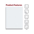 Better Office Graph Pad, 8.5 x 11, Quad-Ruled, White, 50 Sheets/Pad (25602)