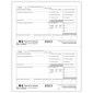 ComplyRight 2023 W-2 Tax Form, 1-Part, 2-Up, Employer Copy D, 50/Pack (520450)