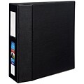 Avery Heavy Duty 4 3-Ring Non-View Binders, D-Ring, Black (79994)