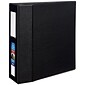 Avery Heavy Duty 4" 3-Ring Non-View Binders, D-Ring, Black (79994)