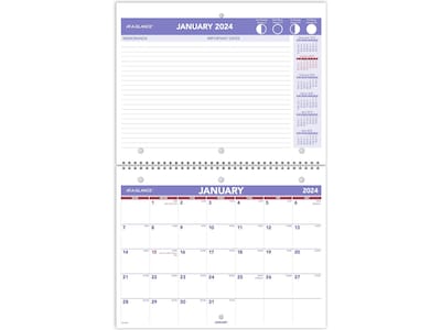 2024 AT-A-GLANCE 11 x 8.5 Monthly Wall Calendar (PM170-28-24)