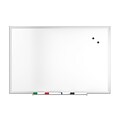 TRU RED™ Magnetic Steel Dry Erase Board, Satin Frame, 3 x 2 (TR61169)