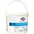 Clorox Healthcare Bleach Germicidal Wipes, 110 Count Pail (30358)