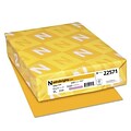 Astrobrights Colored Paper, 24 lbs., 8.5 x 11, Gold, 5000 Sheets/Carton (WAU22571)