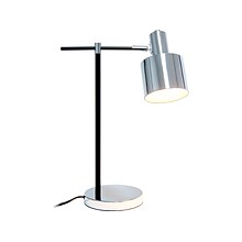 Lalia Home Studio Loft Table Lamp, Chrome/Black (LHT-4001-CH)