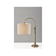 Simplee Adesso Barton Incandescent Desk Lamp, 32, Antique Brass (SL1178-21)