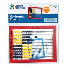 Learning Resources 2-Color Desktop Abacus, Math Concepts (LER4335)