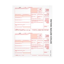 TOPS 2023 1098 Tax Form, Federal Copy A, 50/Pack (L1098FED-S)