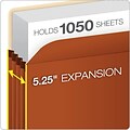 Pendaflex Reinforced File Pocket, 5 1/4 Expansion, Letter Size, Redrope, 10/Box (1534GOX)