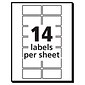 Avery Laser/Inkjet Multipurpose Labels, 3/4" x 1 1/2", White, 504 Labels Per Pack (5430)