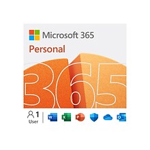 Microsoft 365 Personal 12-Month Subscription for PC/Mac, 1 User, Download (QQ2-00021)