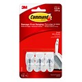 Command™ Small Wire Hooks, White, 3 Hooks (17067ES)