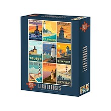 Willow Creek Lighthouses by Anderson Design Group 1000-Piece Jigsaw Puzzle (49199)