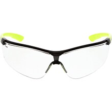 MCR Safety Klondike KD7 Anti-Fog Anti-Scratch Safety Glasses, Wraparound, Clear Lens (KD720DC)