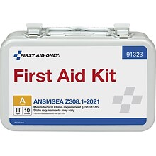 First Aid Only First Aid Kits, 76 Pieces, White (91323)