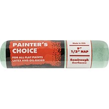 Wooster Brush Painters Choice Paint Roller Cover, 9L, 0.5 Nap, Dozen (00R3380090)