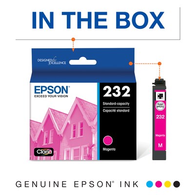 Epson 232 Magenta Standard Yield Ink Cartridge (T232320-S)