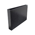 Davis Group 3-Up 1 7-Ring Special Application Binder, D-Ring, Black (3UPAM-01)