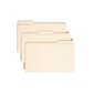 Smead Heavy Duty Reinforced File Folders, 3-Tab, 1-1/2" Expansion, Legal Size, Manila, 50/Box (15405)