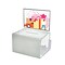 Azar® Extra Large White Suggestion Box With Pocket, Lock and Keys, 8 1/4(H) x 11(W) x 8 1/4(D)