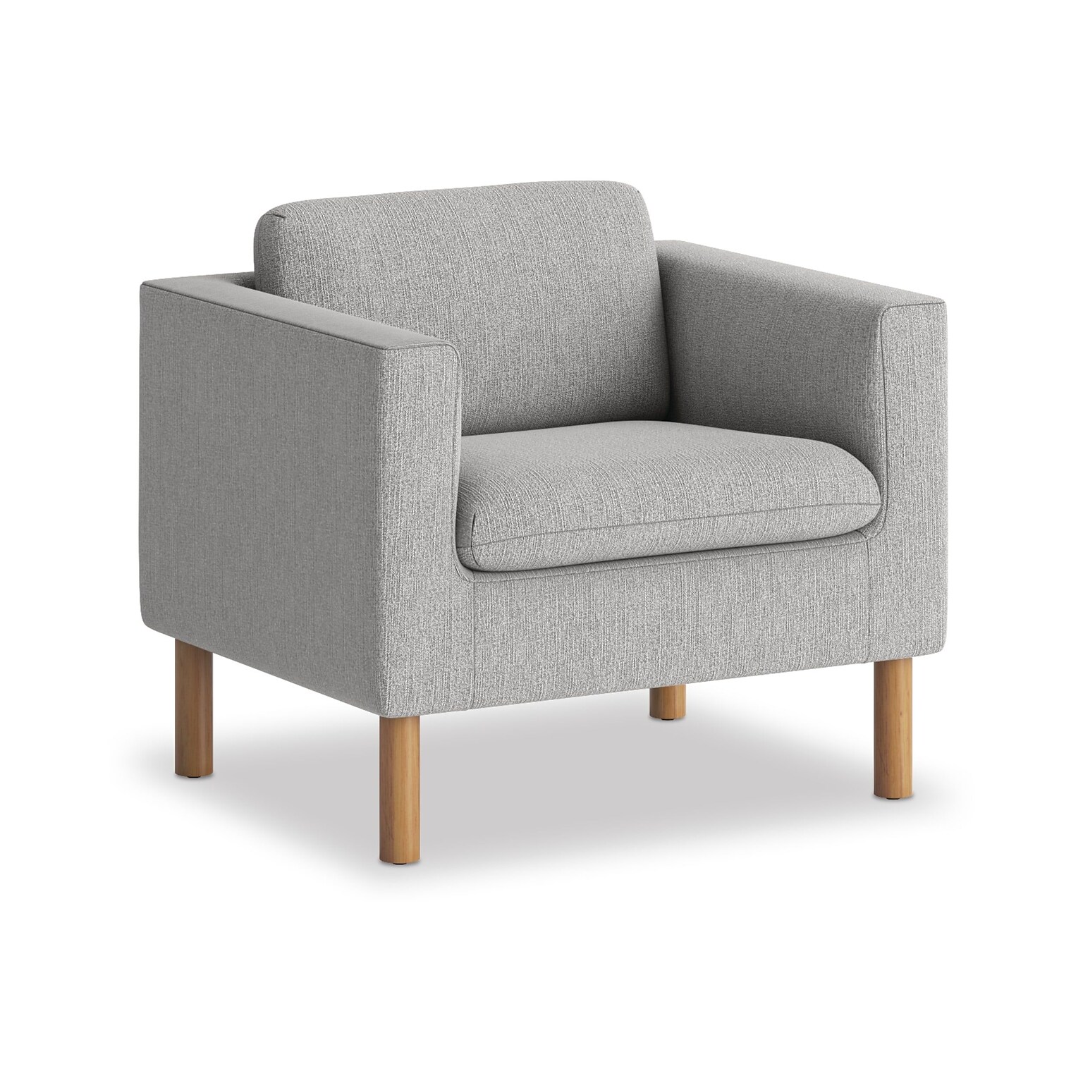 HON Parkwyn Fabric Club Chair, Gray (HVLVL1.GRY02)