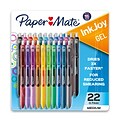 Paper Mate InkJoy Retractable Gel Pen, Medium Point, 0.7mm, Assorted Ink, 22/Pack (2062225)