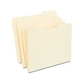 Staples® 30% Recycled Reinforced File Folders, 1/3-Cut Tab, Letter Size, Manilla, 100/Box (ST56682-C