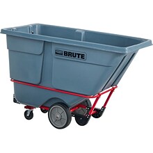 Rubbermaid Brute Heavy-Duty Tilt Truck, 1 Cu. Yd., Gray (2192467)