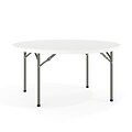 Flash Furniture Elon Folding Table, 59.75 x 59.75, Granite White (DADYCZ152RGW)